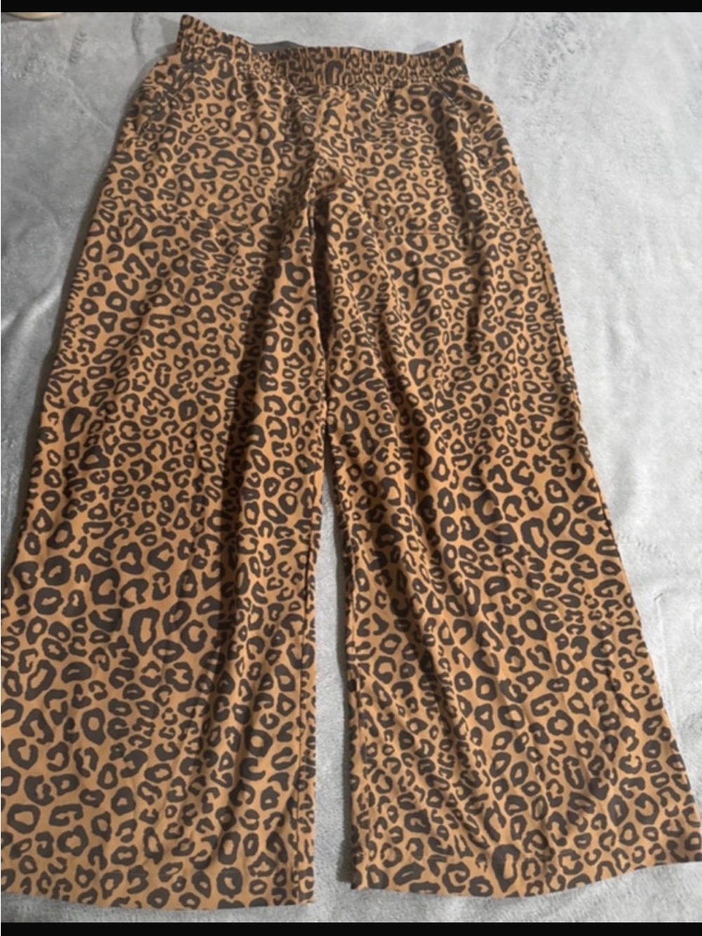 lululemon athletica Leopard-Print Wide Leg Pants - Brown/Black